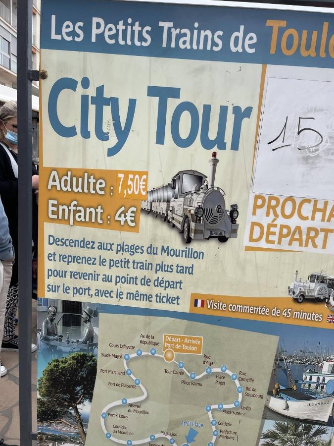 Appartement Mignon Calme Douillet Ascenseur Clim Etage Eleve Proche Parking Et Toutes Commodites Au Coeur Du Toulon Historique Zewnętrze zdjęcie